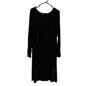 Gap Maternity Black Long Sleeve Dress